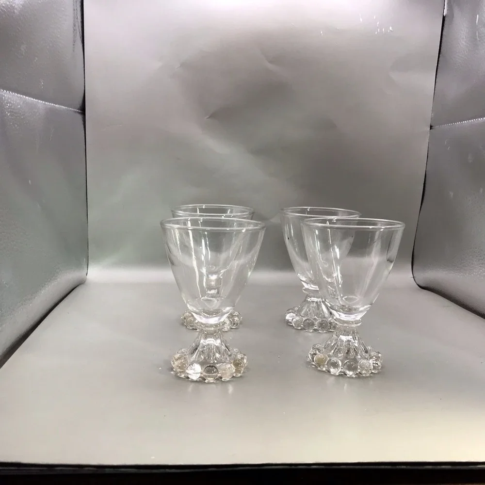 VTG Anchor Hocking‎ Boogie Cordial Glasses Set Of 4